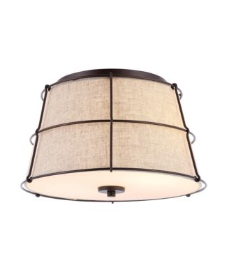 Потолочный светильник Silas Rustic Farmhouse LED Flush Mount