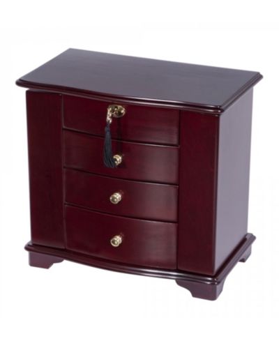 Mele & Co Waverly Wooden Jewelry Box in Finish