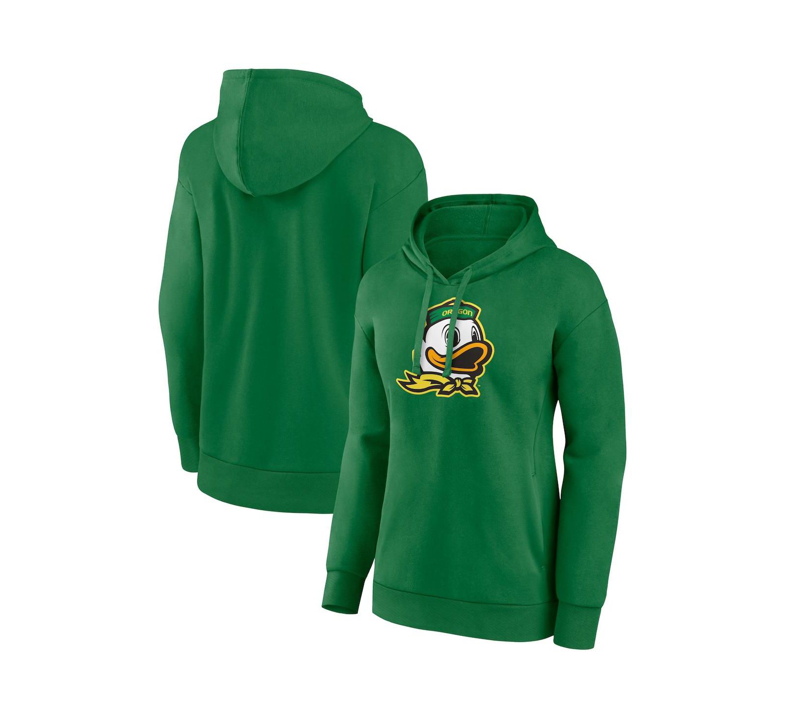 Женская толстовка Fanatics Green Oregon Ducks Evergreen с капюшоном