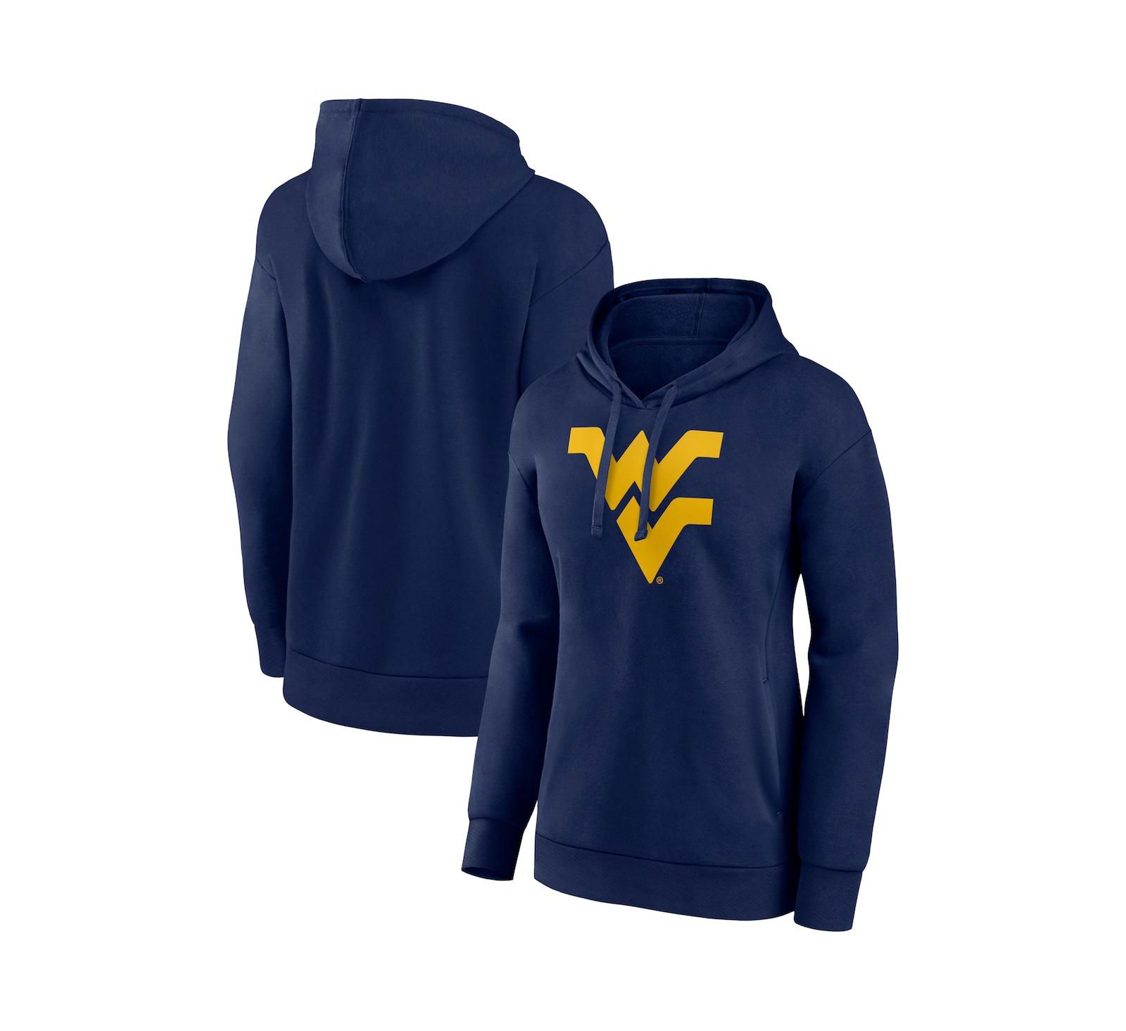 Женское худи Fanatics Navy West Virginia Mountaineers Evergreen Pullover