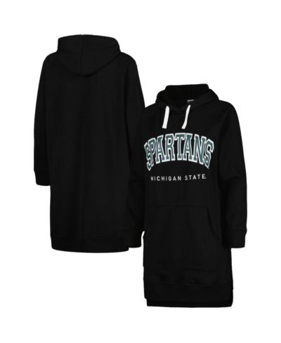 Женское платье-худи Gameday Couture Michigan State Spartans Take a Knee Raglan Black