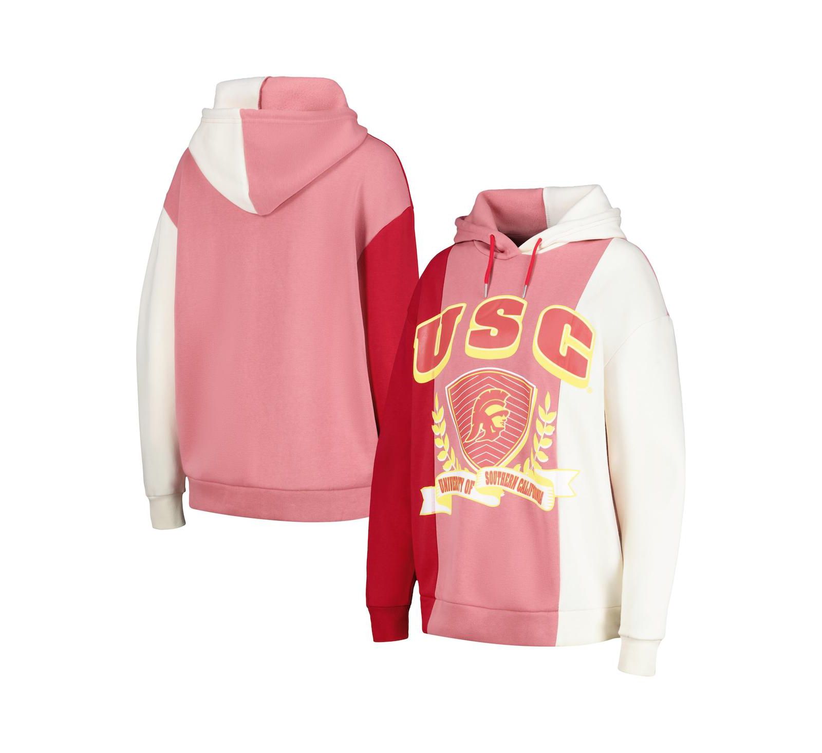 Женское худи Gameday Couture Cardinal USC Trojans Hall of Fame, цветной блок