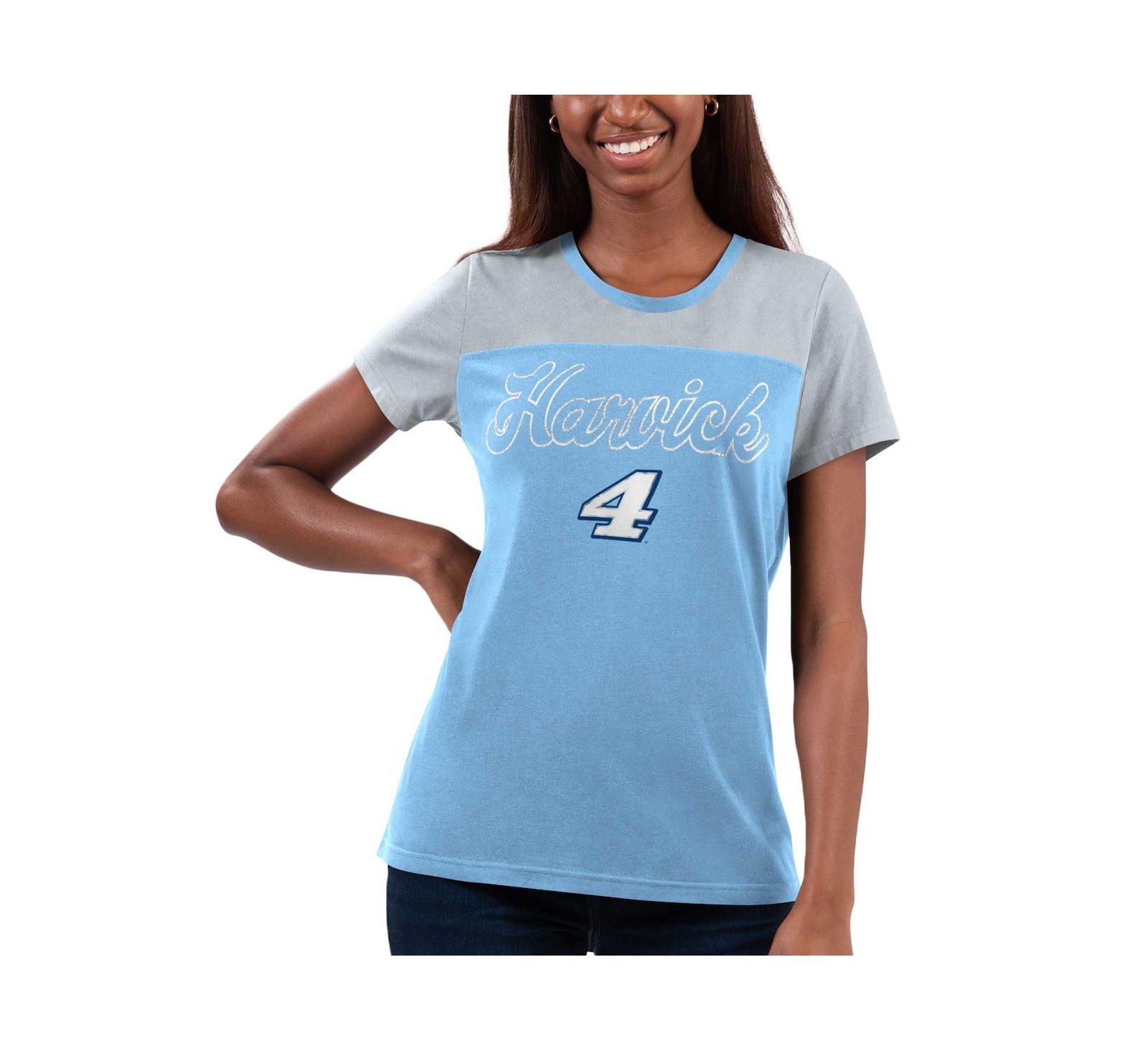 Женская футболка G-III 4Her by Carl Banks Kevin Harvick, цвет light blue