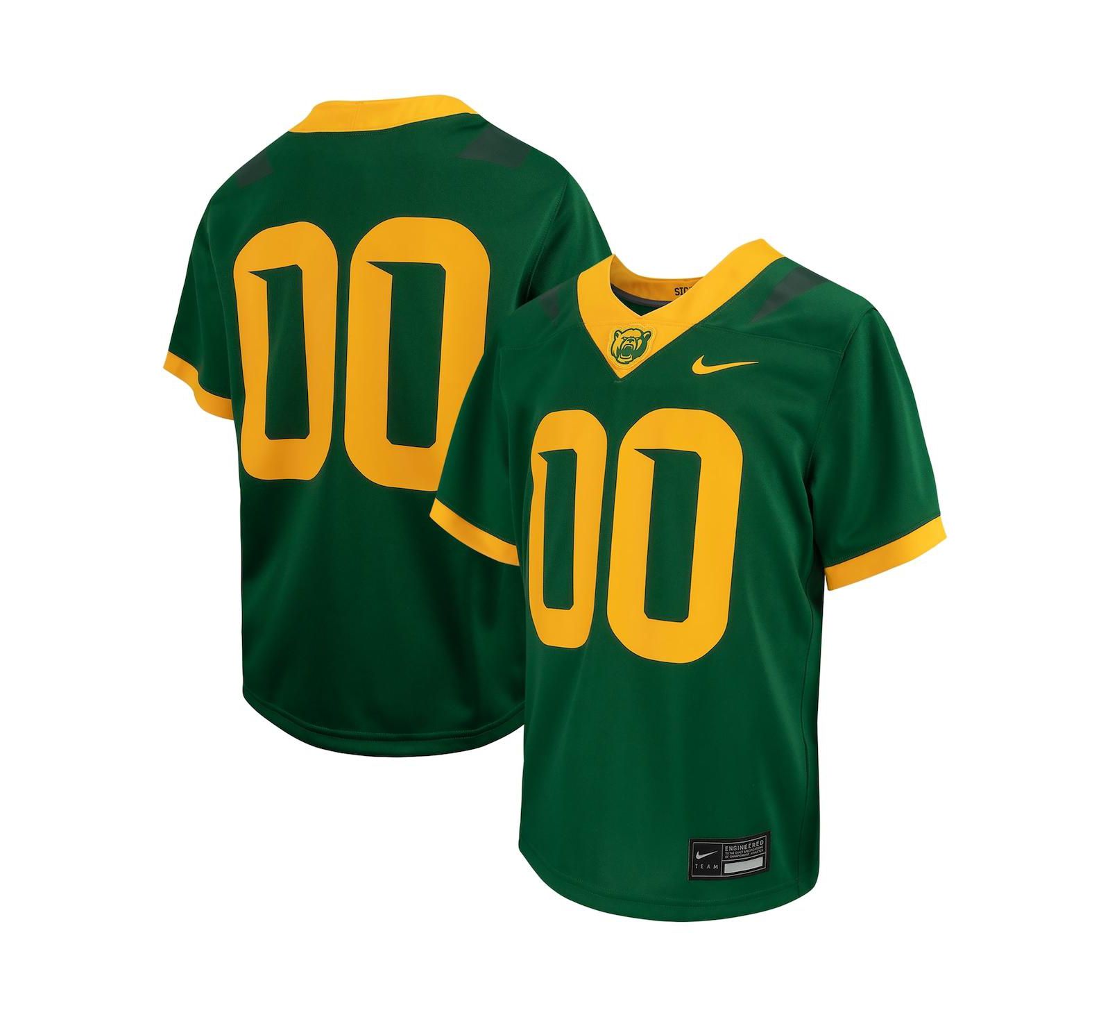 Детская джерси Nike #00 Forest Green Baylor Bears Untouchable