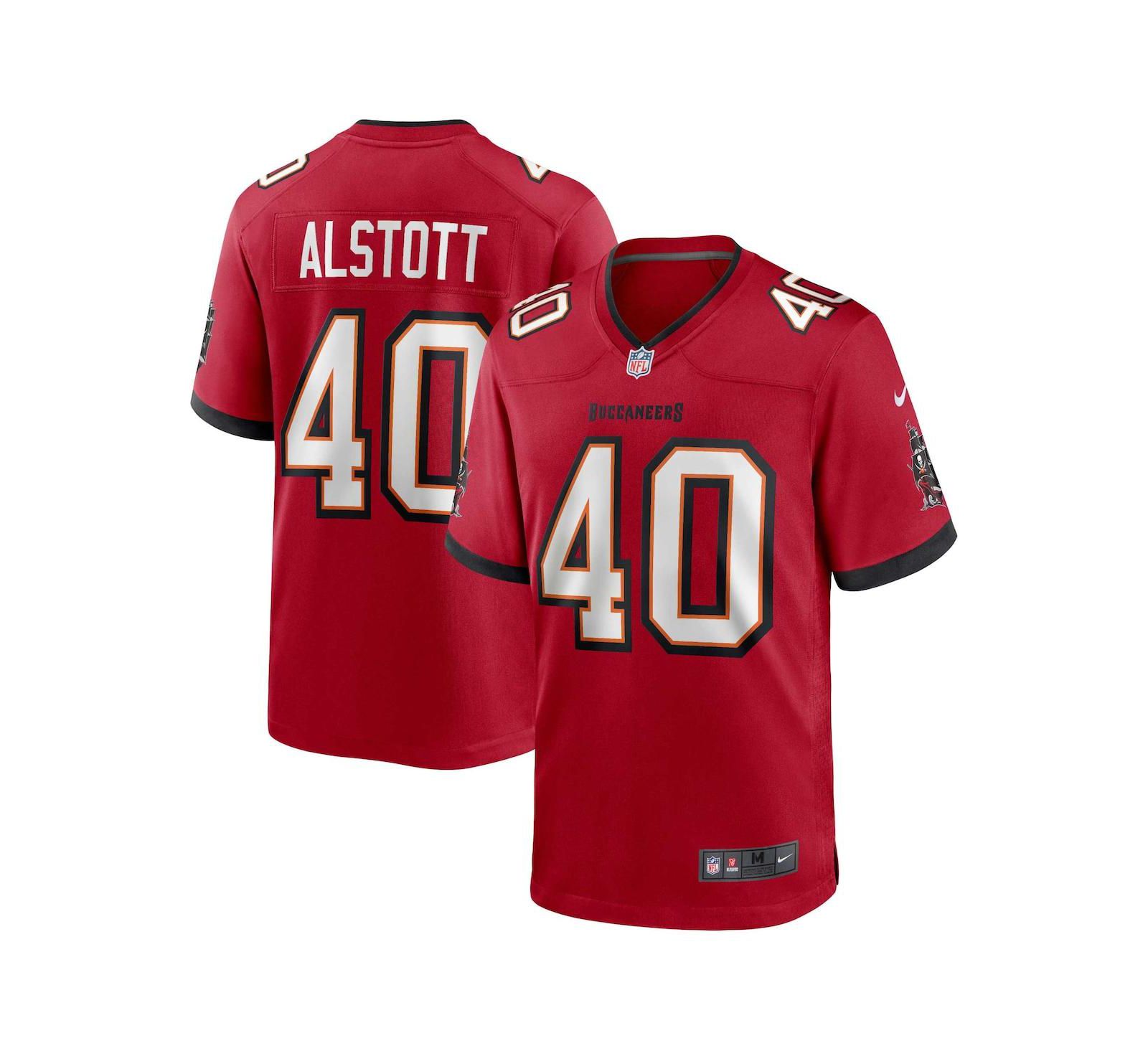 Men's Nike Mike Alstott Red Tampa Bay Buccaneers Retired Player Game Jersey