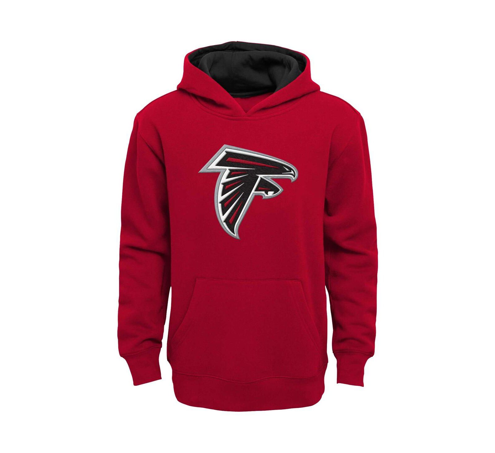 Big Boys Red Atlanta Falcons Prime Pullover Hoodie
