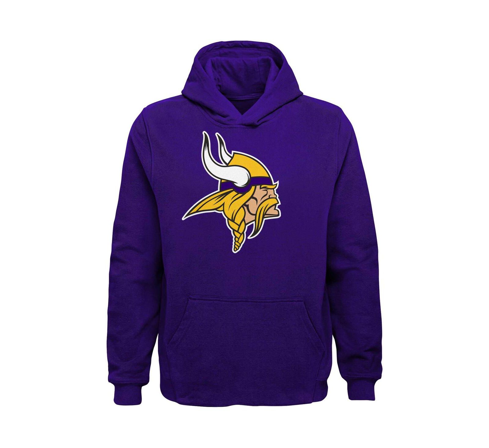 Детское фиолетовое худи Minnesota Vikings Team Logo Pullover