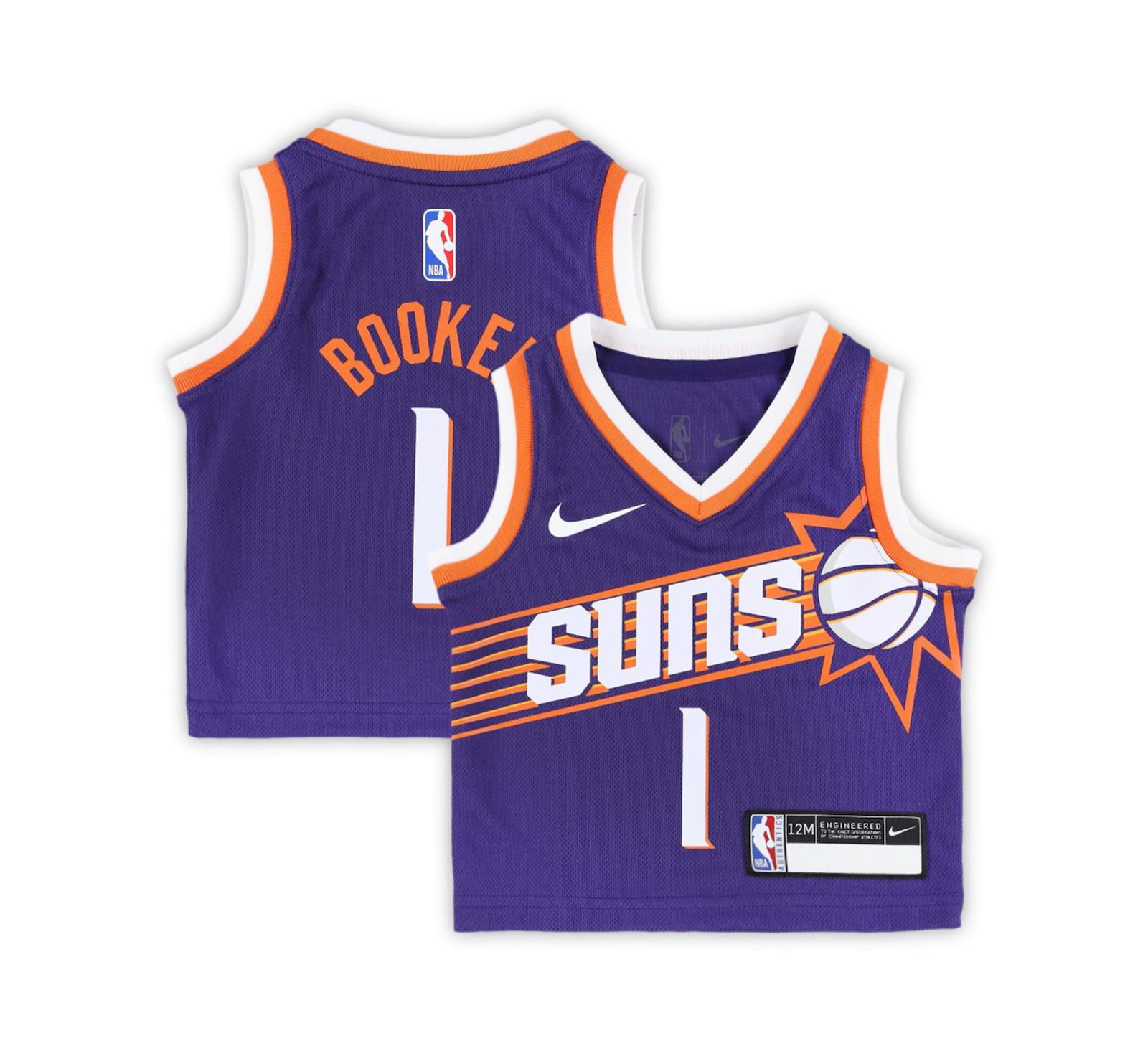 Nike Детская джерси Devin Booker Purple Phoenix Suns Icon Edition