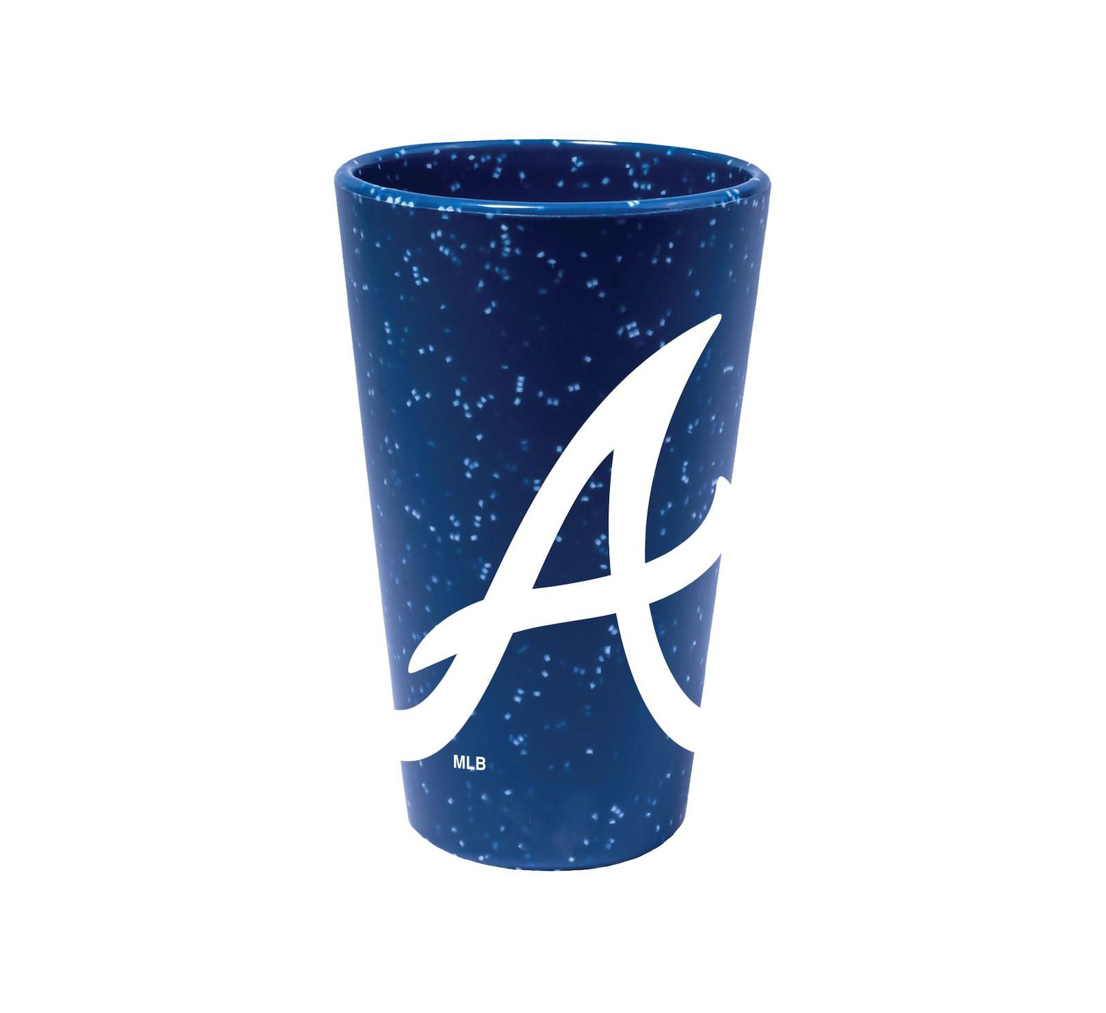 Wincraft Atlanta Braves 16oz. Team Color Silicone Pint Glass