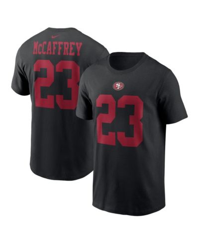 Мужская футболка Nike Christian McCaffrey San Francisco 49ers черного цвета