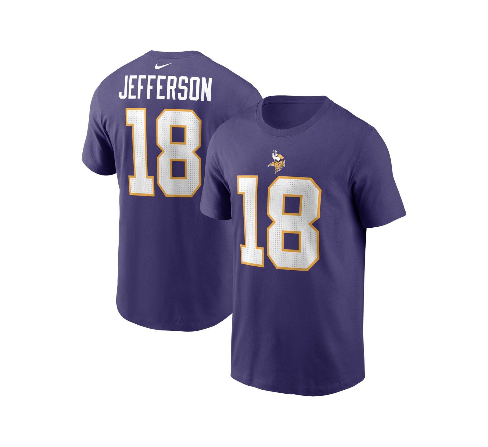 Мужская футболка Nike Minnesota Vikings Classic Player Name and Number, фиолетовая