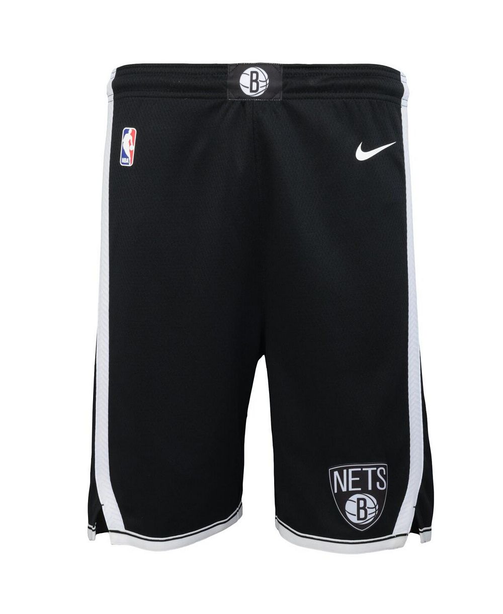 Шорты Nike Black Brooklyn Nets Swingman Performance Icon Edition для мальчиков и девочек