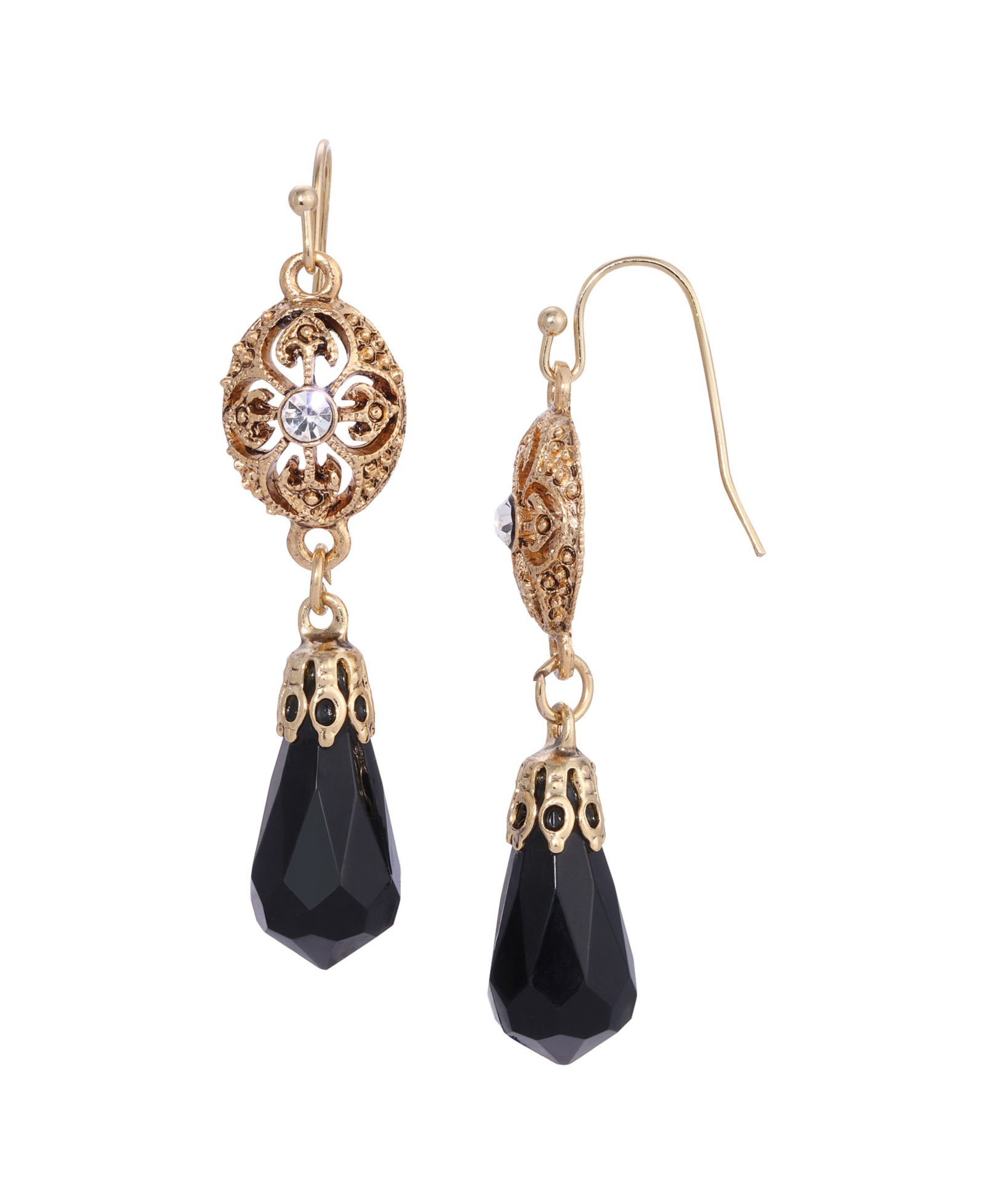Серьги-подвески 2028 Crystal Acrylic Icicle Drop