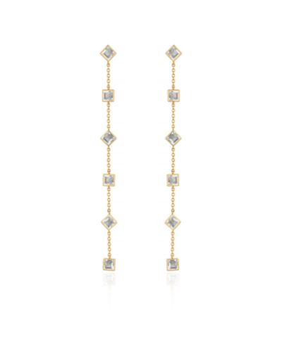 Серьги ETTIKA Geometric Linear 18K Gold Plated