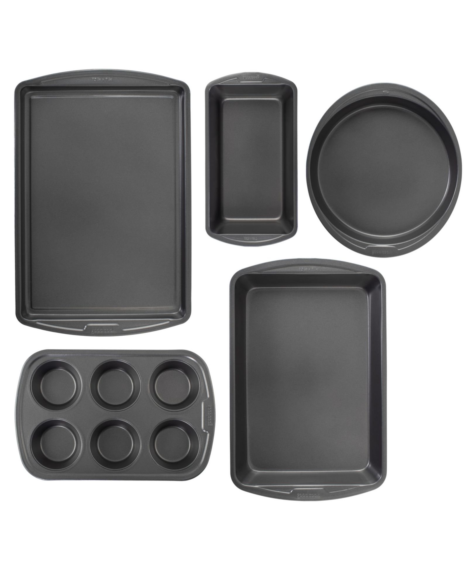 Good Cook Everyday Nonstick Steel 5 Piece Bakeware Set