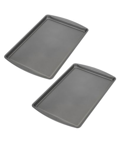 Good Cook Set of 2 Large 17" x 11" Nonstick Steel Multipurpose Cookie Sheets