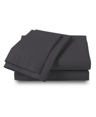 Color Sense 300 Thread Count 100% Cotton Sateen 4-Pc. Sheet Set, Full