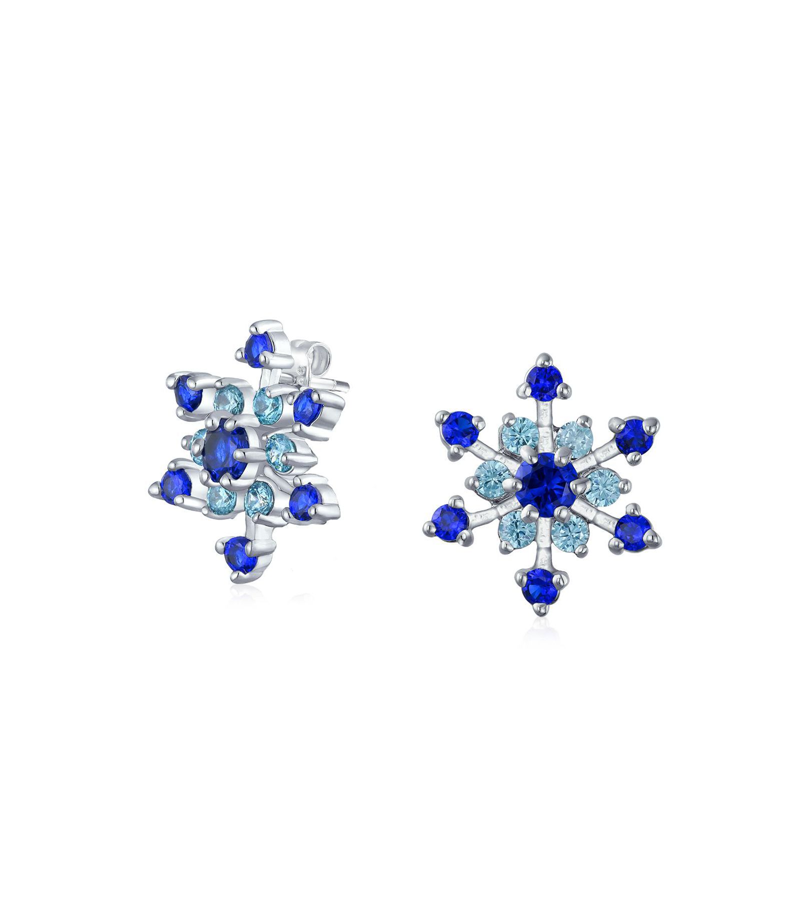 Серьги-гвоздики Bling Jewelry с кубической цирконией