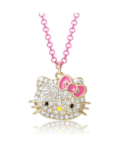 Ожерелье Sanrio Hello Kitty Girls Pave Fashion Jewelry 16"+3"
