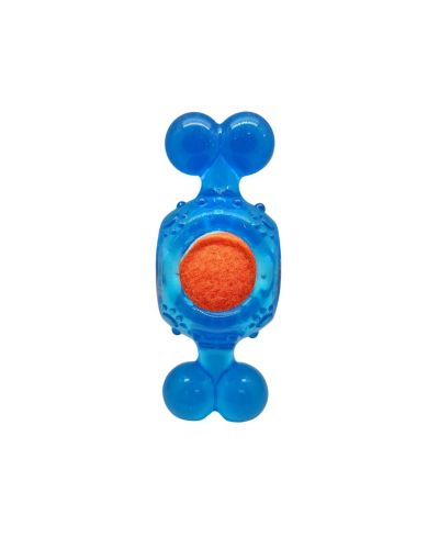 Игрушка для собак теннисный мячик Candy-Inspired TPR Squeaky — прочный и веселый, синий