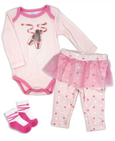 Baby Mode Комплект для новорожденных: боди, брюки и носочки