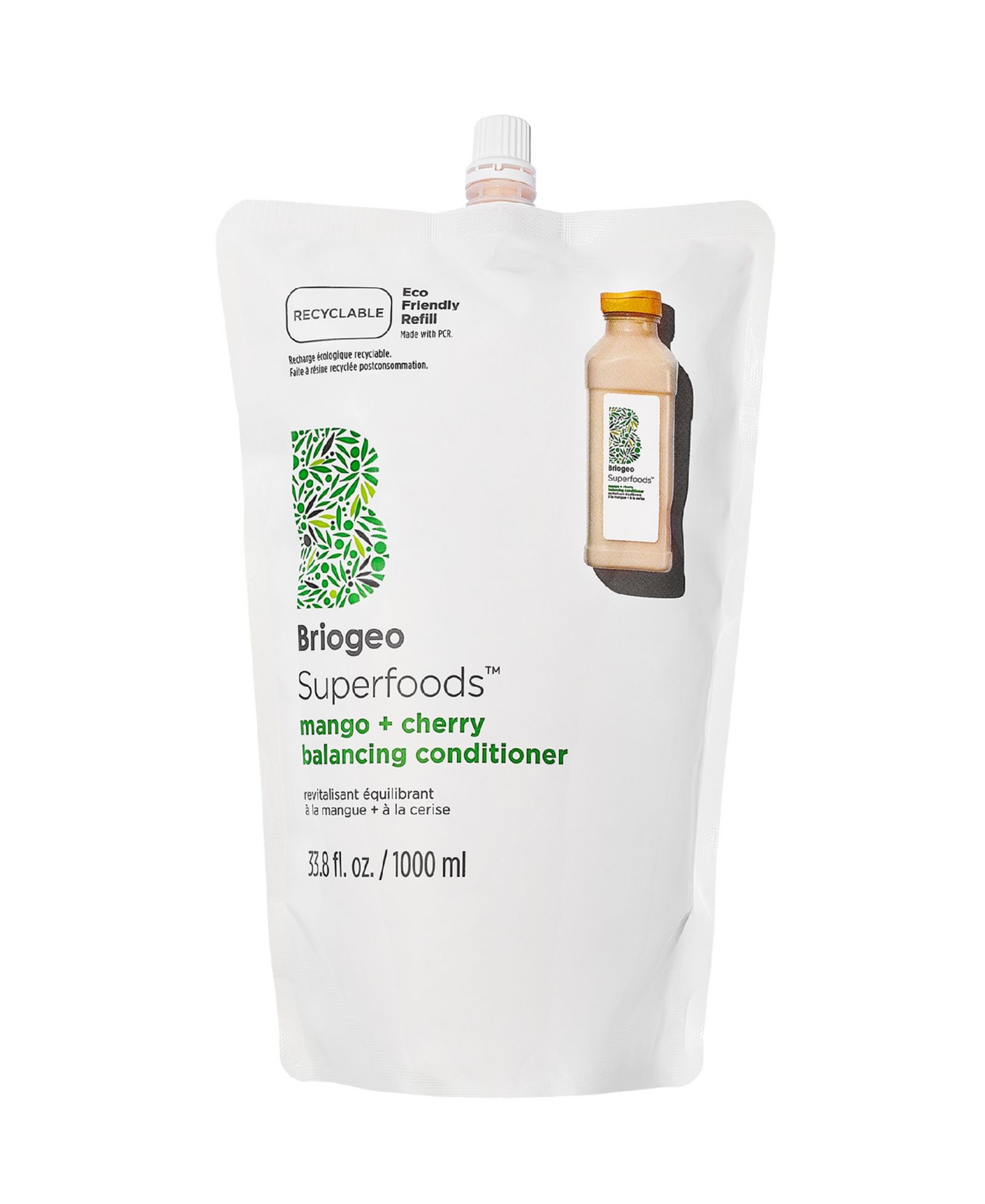 Briogeo Superfoods Mango + Cherry кондиционер Mango + Cherry, 33.8 oz.