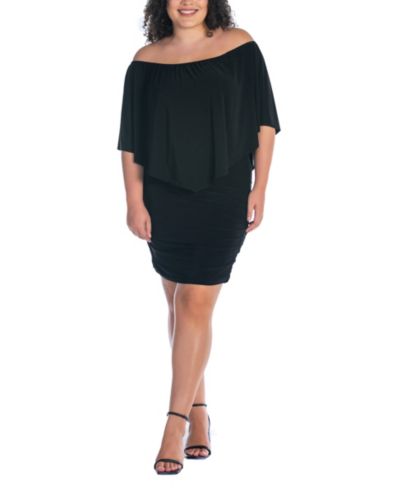 24seven Comfort Apparel Plus Size Bodycon Mini платье