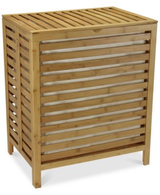 Корзина для белья Household Essentials Bamboo Laundry Hamper