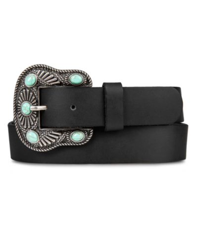 Женский ремень Lucky Brand Turquoise Studded Western Buckle