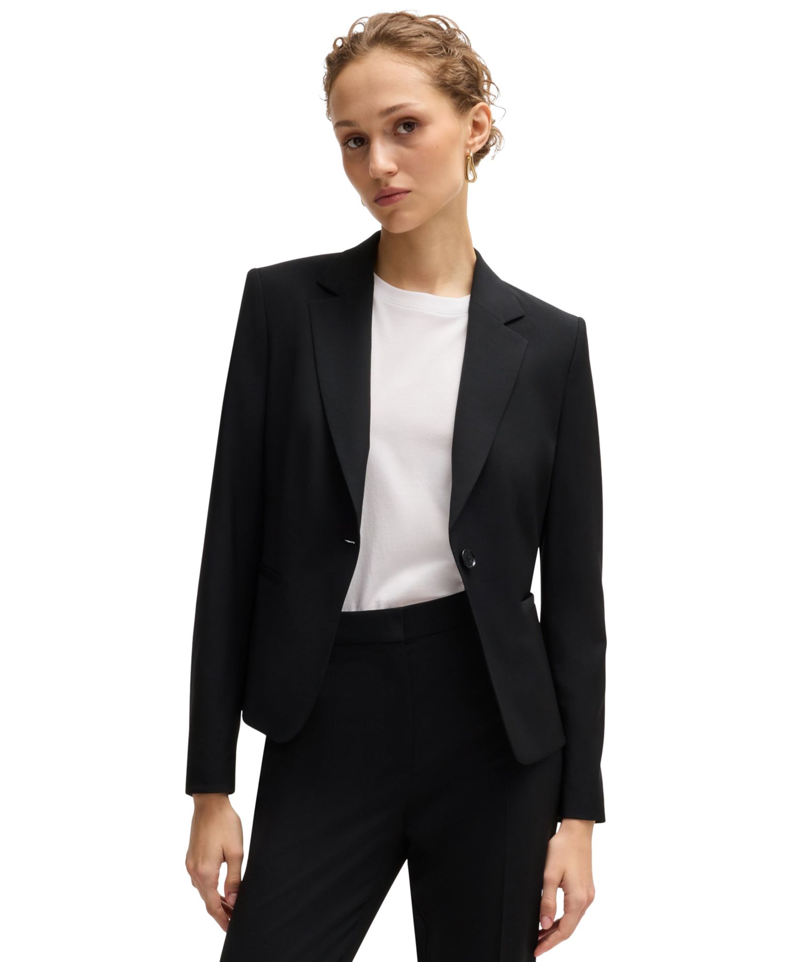 Hugo Boss BOSS Женский блейзер Regular-Fit Button-Up