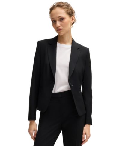 Hugo Boss BOSS Женский блейзер Regular-Fit Button-Up