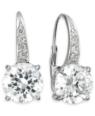 Серьги Giani Bernini Cubic Zirconia Sterling Silver 18K Gold Over Sterling Silver