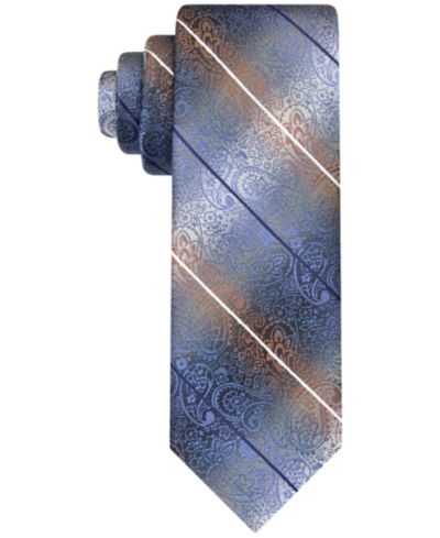 Мужской шелковый галстук Van Heusen Stripe Paisley