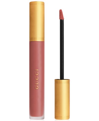 Матовая жидкая помада Gucci Rouge à Lèvres Transfer-Proof Matte