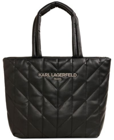 KARL LAGERFELD PARIS Voyage Large Quilted Tote