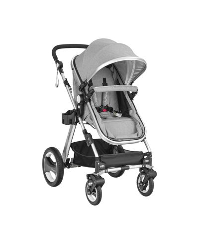 Детская складная алюминиевая коляска Slickblue Jogger с сумкой для подгузников
