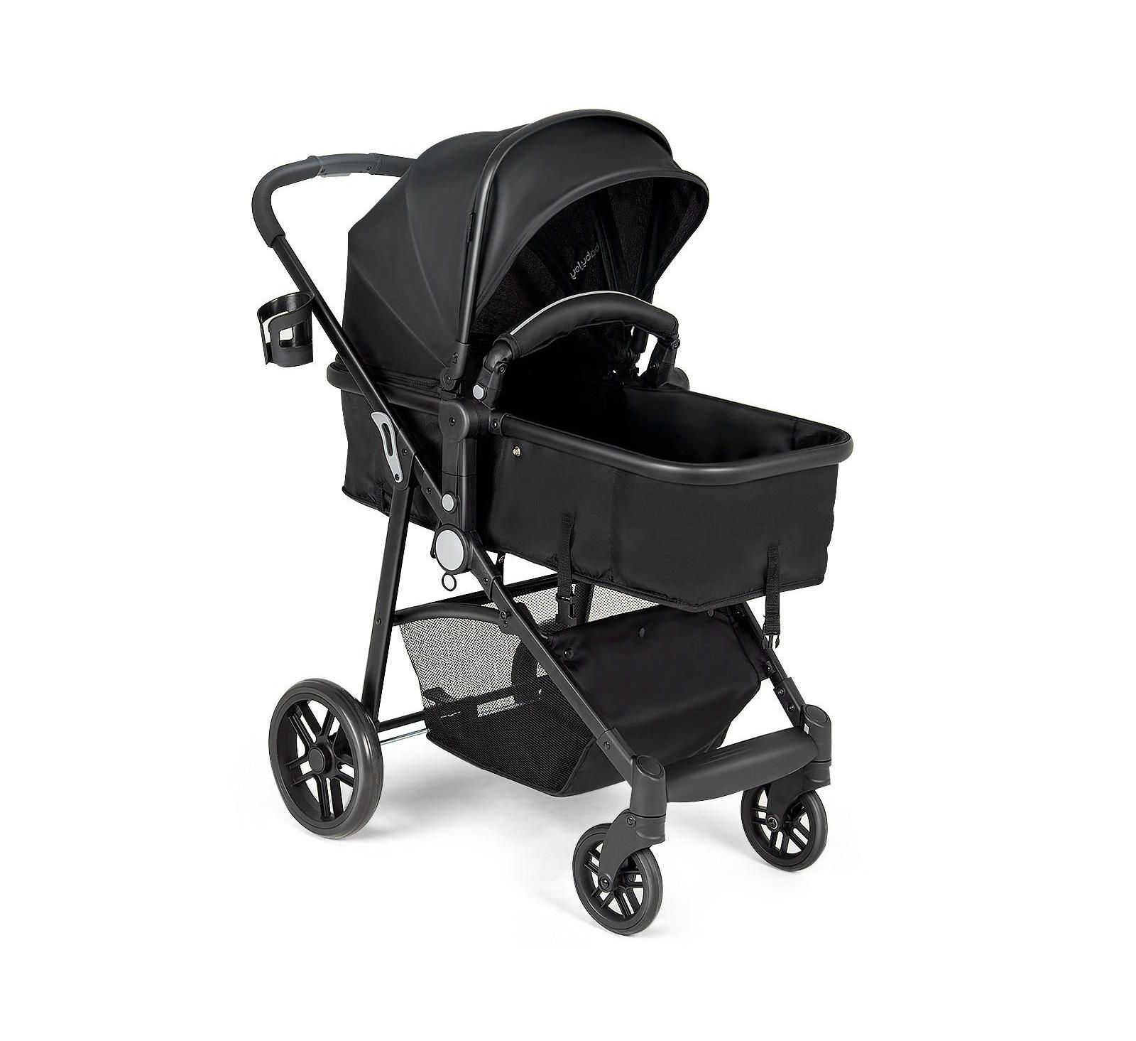 Slickblue 2-in-1 Baby Pushchair with Foldable Design for Newborn Infants