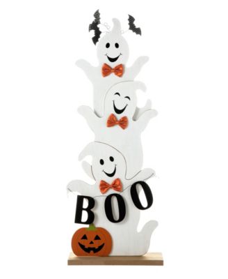 Glitzhome деревянный декор на крыльцо в виде призраков Halloween, 37.5" H