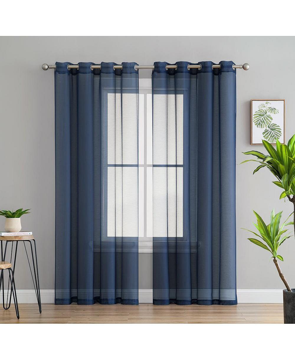 Полупрозрачные шторы HLC.ME 2 Piece Voile, с люверсами