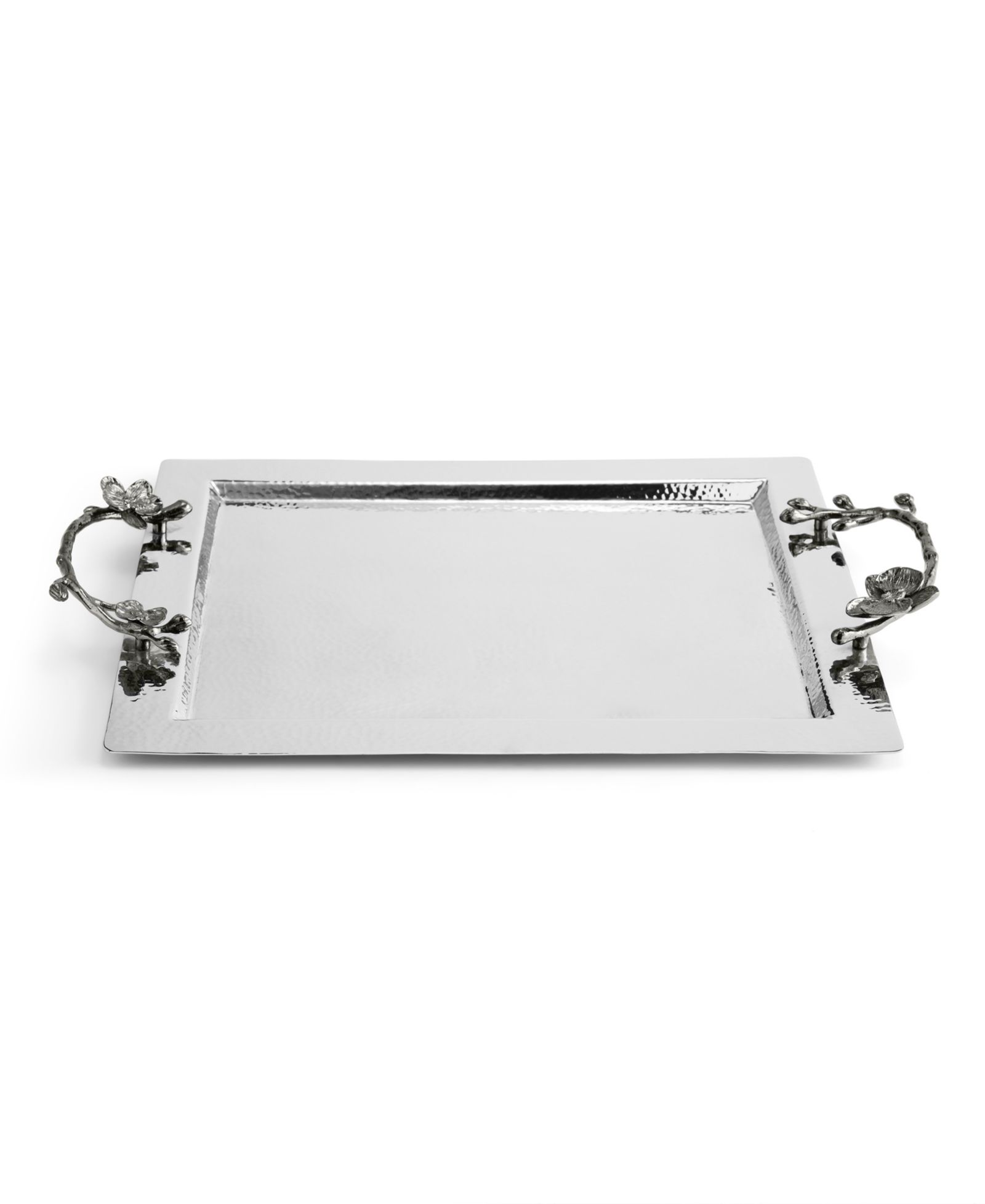 Michael Aram Black Orchid Handled Serving Tray