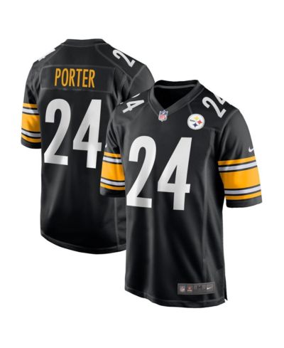 Men's Nike Joey Porter Jr. Black Pittsburgh Steelers 2023 NFL Draft Pick Game Jersey
