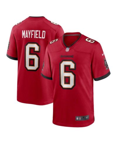 Мужская игровая джерси Nike Baker Mayfield Red Tampa Bay Buccaneers