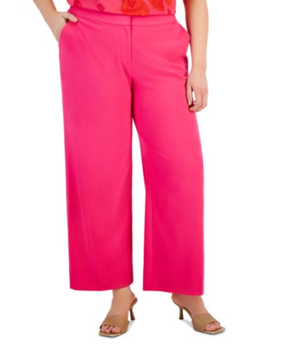 брюки Tahari ASL Plus Size с завышенной талией и широкими штанинами