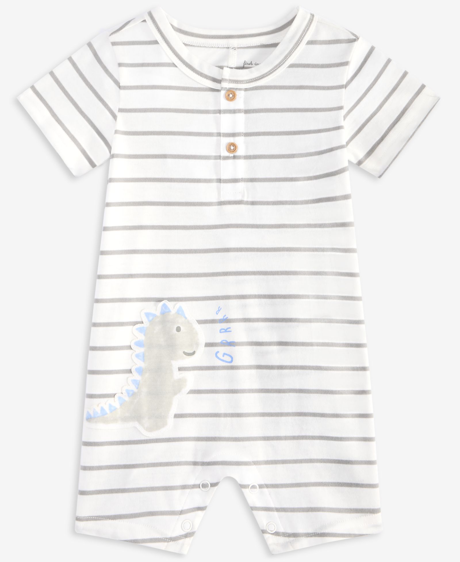 Детский комбинезон First Impressions Dinosaur Striped