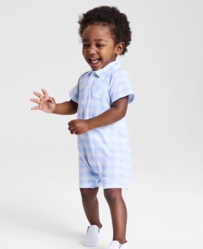 Детский комбинезон First Impressions Baby Boys Friendship Plaid
