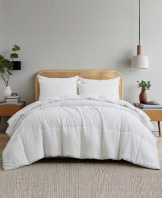 UNIKOME Light Warmth Reversible Down Alternative Comforter, Full
