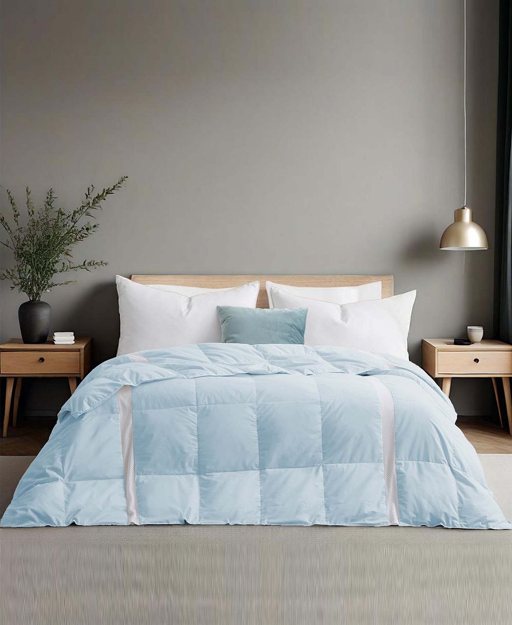 UNIKOME Extra Cooling Down Lightweight Comforter, King