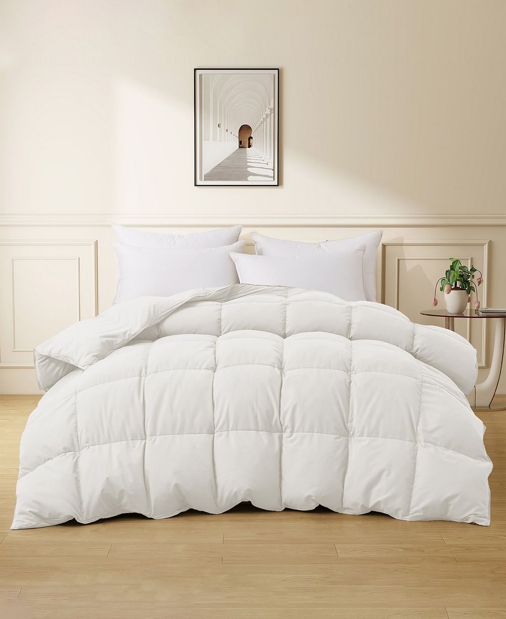 Одеяло UNIKOME Extra Warmth 360 Thread Count Down Feather, Full/Queen