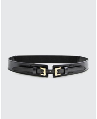 belle & bloom London Fog Leather Waist Belt
