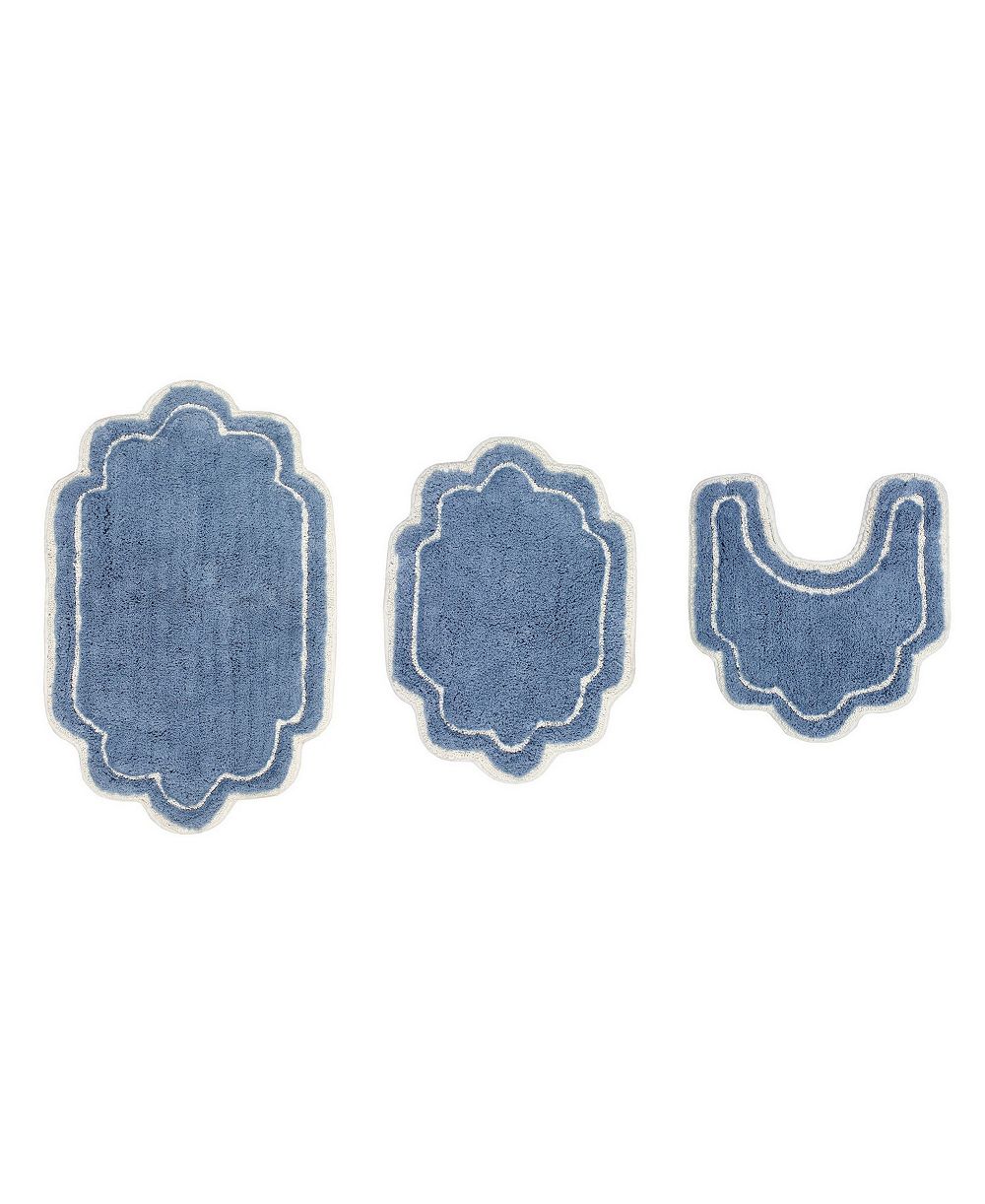 Home Weavers Allure Bathroom 3-Pc. Bath Rug Set